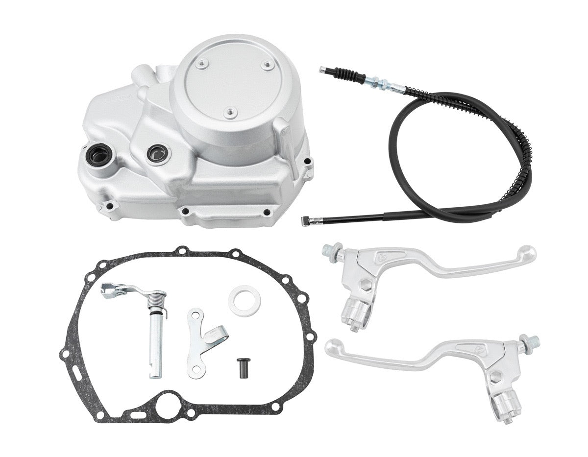 TB Parts Manual Clutch Kit - Silver w/ Silver Levers - KLX110